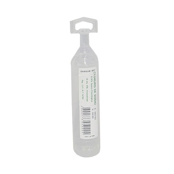 100 ampollas de 10ml de suero fisiológico al 09 100 ampollas de 10ml de suero fisiológico al 09