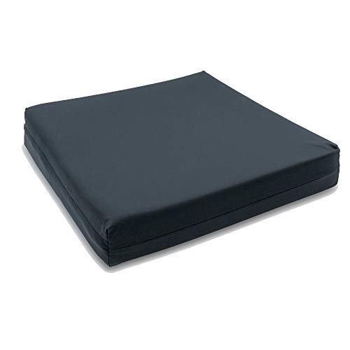 Cojín antiescaras de espuma para silla de ruedas 45cm x 40cm x 5cm Cojín antiescaras de espuma para silla de ruedas 45cm x 40cm x 5cm