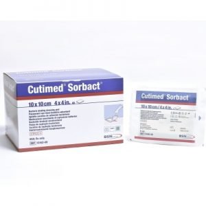 Cutimed sorbact 10cm x 10cm unid