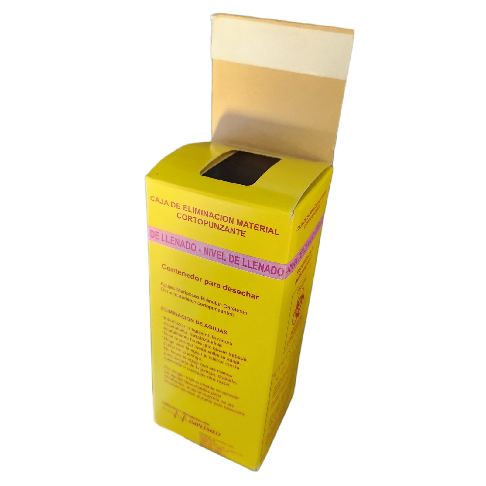 CAJA DESECHO CORTOPUNZANTE CARTON 1/2 LITRO CAJA DESECHO CORTOPUNZANTE CARTON 1/2 LITRO