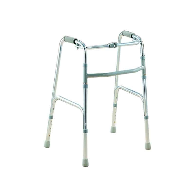 Andador sin ruedas plegable y articulado Andador sin ruedas plegable y articulado